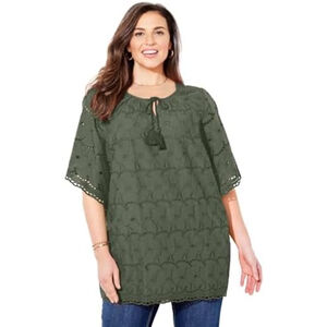 Catherines Harborview Eyelet blouse